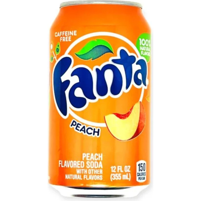 FANTA USA Peach, in a can 355ml