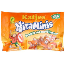 Lollipops Katjes VitaMinis Fruit Candy Vegan 160g