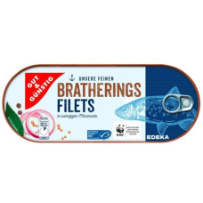 G&G Bratherings Filets cepta siļķes fileja pikantajā marinādē 325g