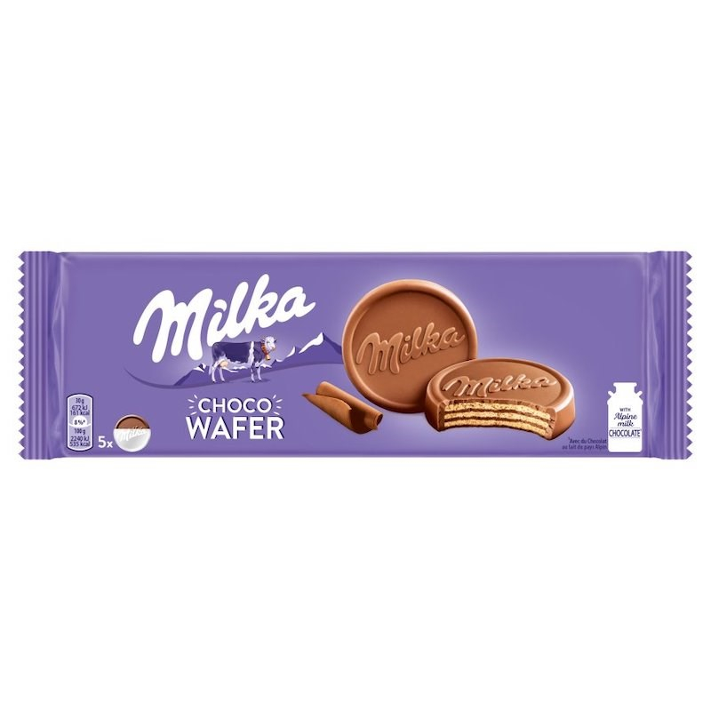 Milka wafers with milk chocolate coating 150g