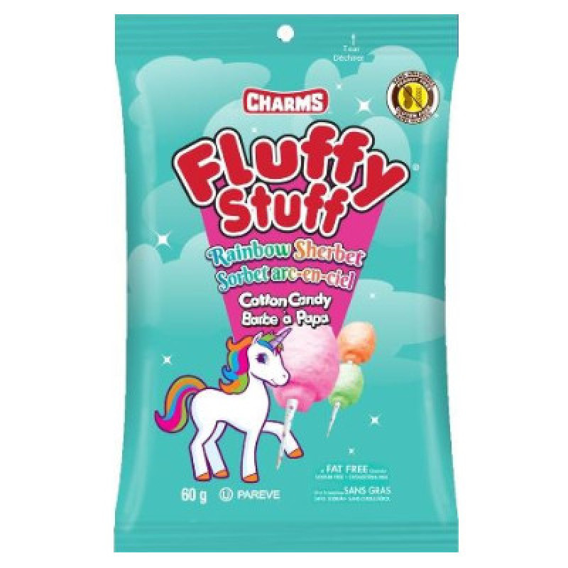 Fluffy Stuff Rainbow sherbert cukurvate 60g