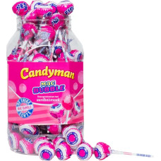 CANDYMAN Mac Bubble Strawberry ledenes 15g