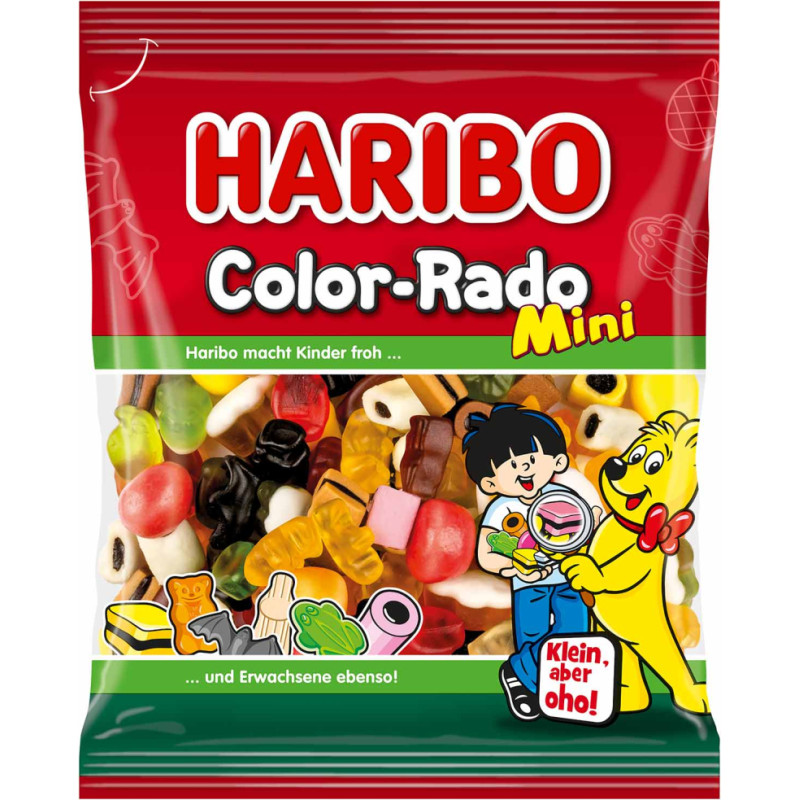 Haribo Color-Rado Mini želejas konfektes 160g