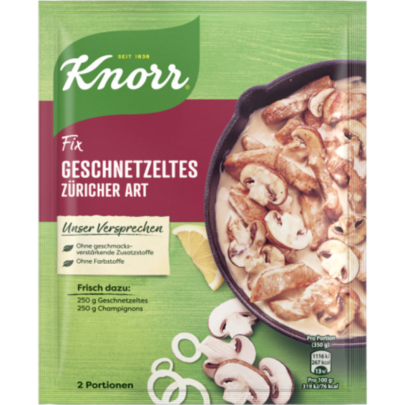 Смесь для соуса Knorr Fix Zurich 36 г