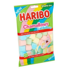 Haribo Chamallows Rainbollows Foams zefīra konfektes 175g