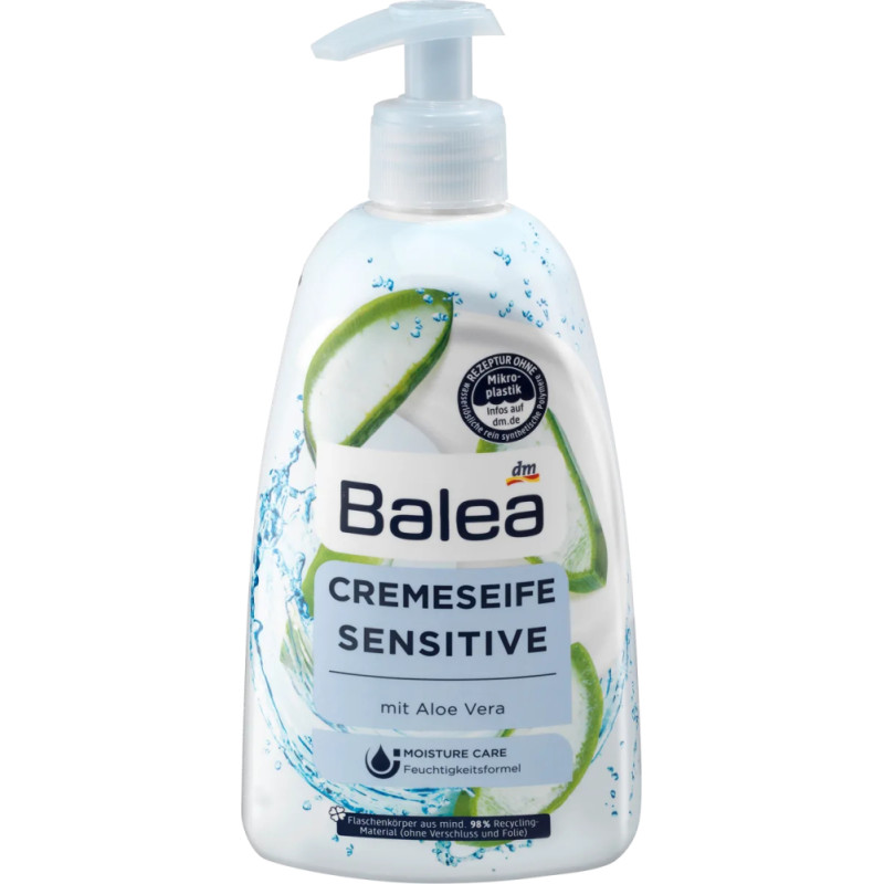 Balea Sensitive šķidrās ziepes jutīgai ādai 500ml