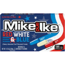 MIKE AND IKE Red, White and Blue Chewy Candy 120g