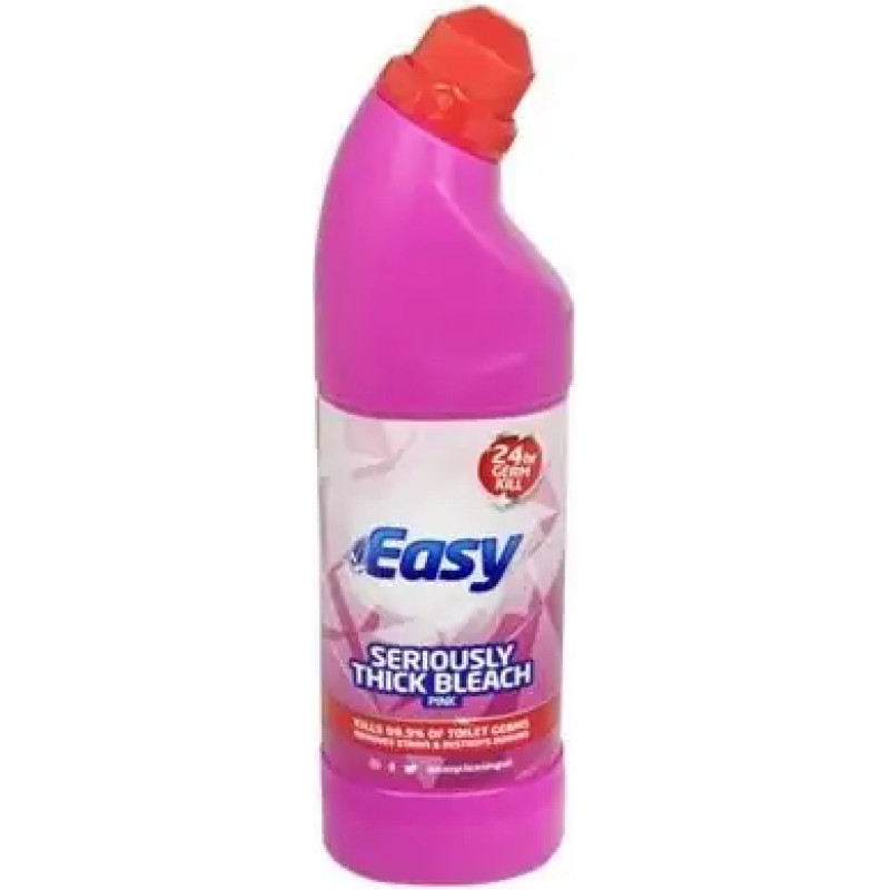 Easy Seriously sanitary ware and toilet cleaner with bleach 750ml