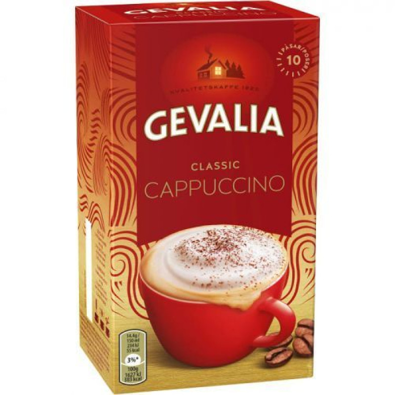 Gevalia Classic Cappuccino x10 cappuccino drink 144g