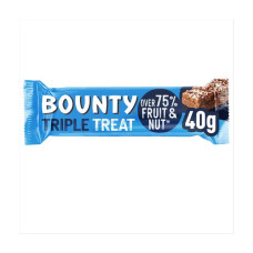 BOUNTY Triple Treat šokolādes batoniņš 40g