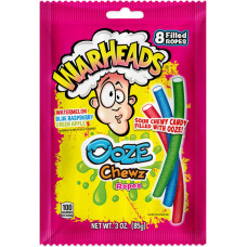 WARHEADS Ooze Chewz Rope Chewing Candy 85g