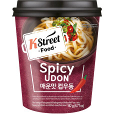 K STREET FOOD Spicy Udon nūdeles 192g