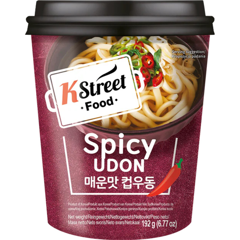 K STREET FOOD Spicy Udon noodles 192g