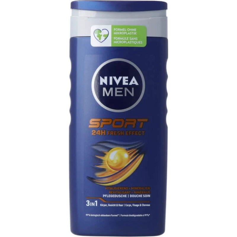 NIVEA Men Sport 3in1 dušas želeja vīriešiem 250ml