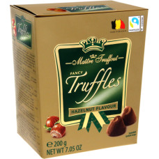 Maitre Truffout Fancy hazelnut truffles with cocoa coating 200g