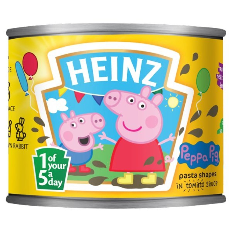 Heinz Peppa Pig makaroni tomātu mērcē 205g