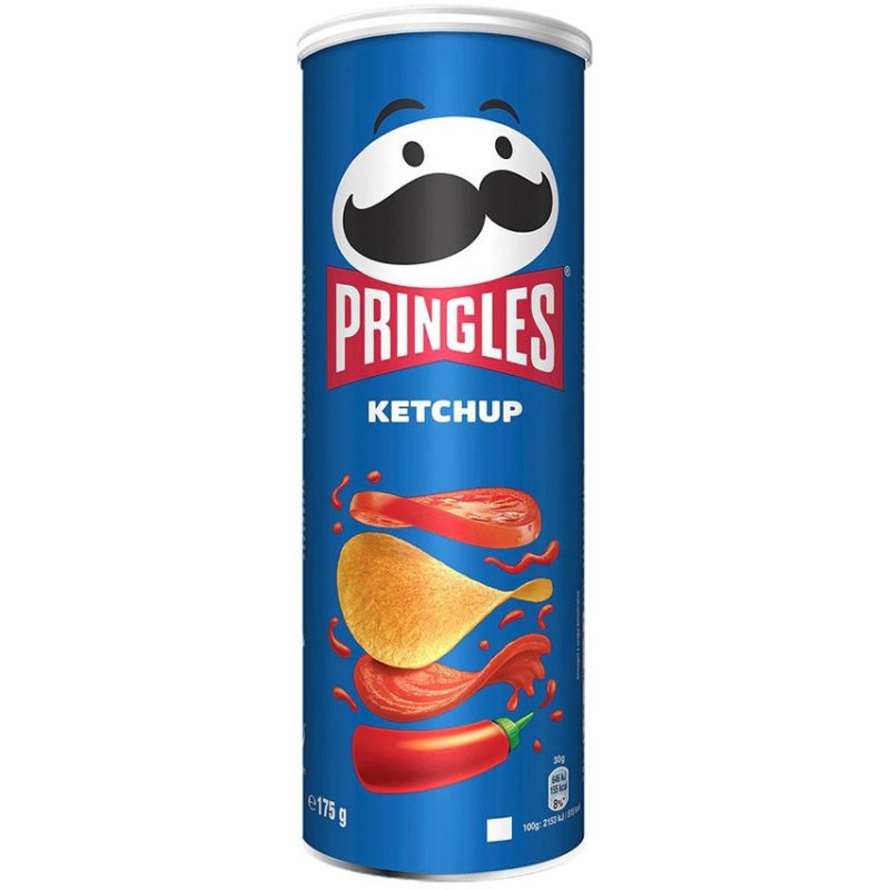 Pringles Ketchup čipsi ar kečupa garšu 165g