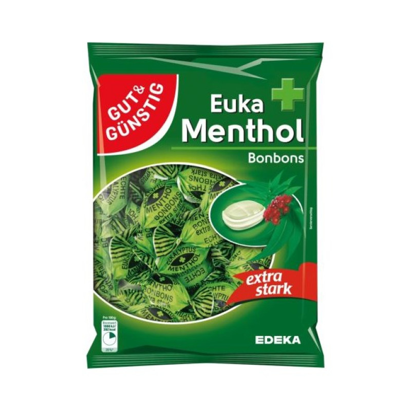 Леденцы G&G Euka Menthol 300 г