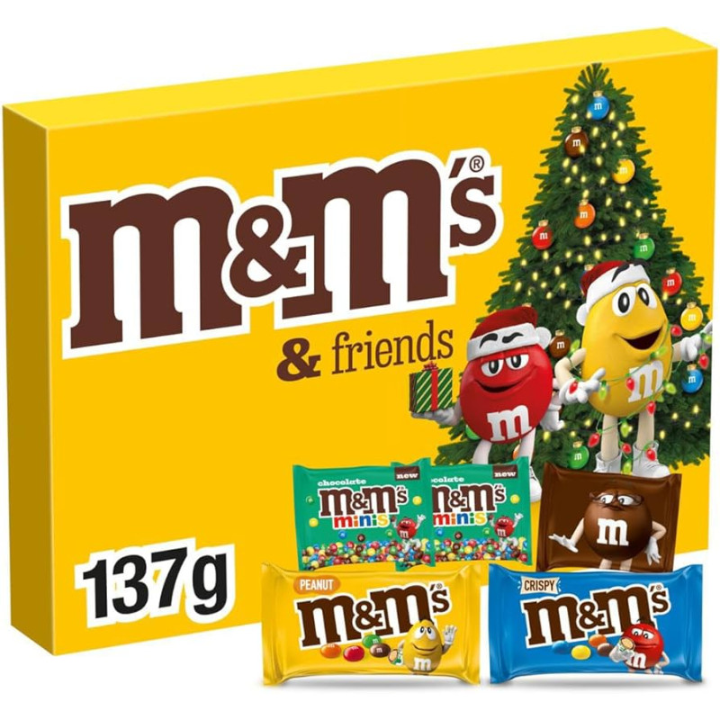 M&M'S and Friends saldumu izlases dāvanu kārba 137g