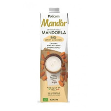 Mandor Organic mandeļu piens bez cukura 1000ml