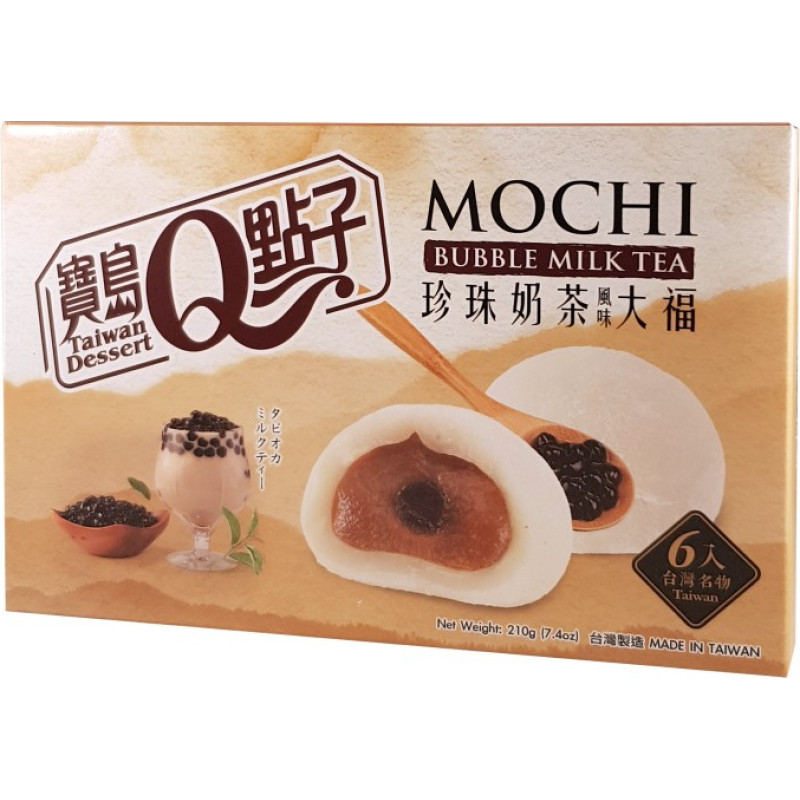 Q BRAND Mochi with bubble tea flavor 210g