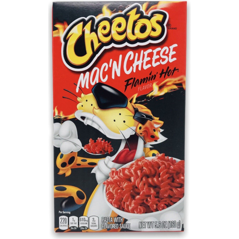 Cheetos Mac’n Cheese Flamin Hot ātri pagatavojami makaroni 160g