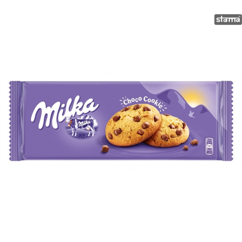 Milka Cookies Chocolate cepumi ar šokolādes gabaliņiem 135g