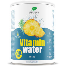 Nature's finest VITAMIN WATER - FOCUS. Pulveris vitamīnu ūdens pagatavošanai, ar magniju, B grupas vitamīniem un kalciju. 200g