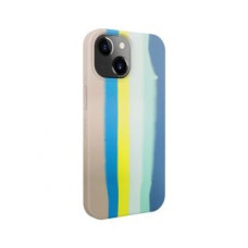 Evelatus Aizmugurējais vāciņš Evelatus Apple iPhone 15 Silicone case Multi-Colored Blue Pink