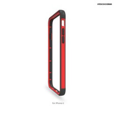 Hoco Aizmugurējais vāciņš Hoco Apple iPhone 6  Coupe Series Double-Color Bracket bumper Red