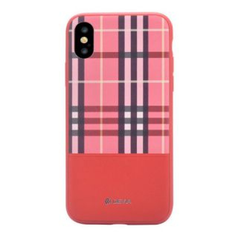 Devia Aizmugurējais vāciņš Devia Apple iPhone X Lattice case Red