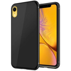 Greengo Aizmugurējais vāciņš GreenGo Apple iPhone XR GLASS Case Black