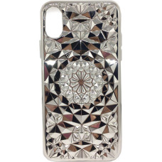 Greengo Aizmugurējais vāciņš GreenGo Apple iPhone X 3D Case Silver