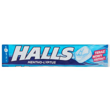 Halls Coolwave sūkājamās konfektes ar mentola- eikalipta garšu 33.5g