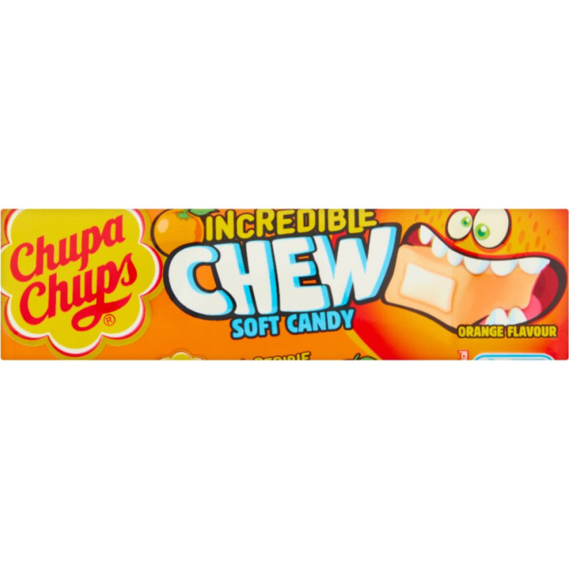 CHUPA CHUPS Incredible Orange Chew chewing candy 45g