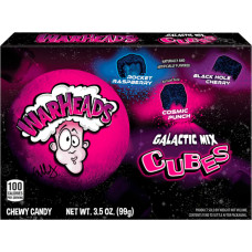 Warheads Galatic Cubes jelly candies with raspberry, punch and cherry flavors 99g