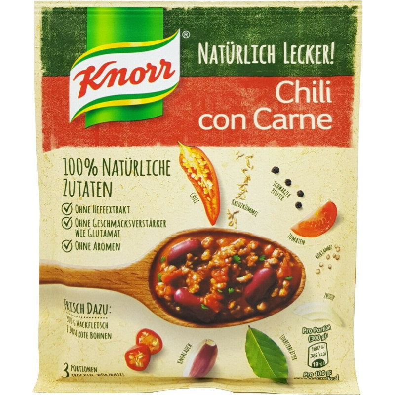 Knorr FIX garšvielu maisījums Chili Con Carne pagatavošanai 64g