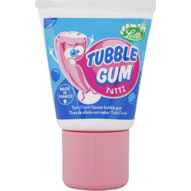 Lutti Tubble Gum Fruit košļājamā gumija tulbiņā 35g