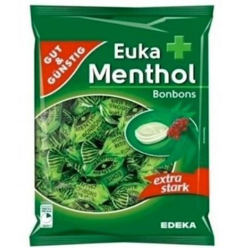 G&G Euka Menthol konfektes ar mentola garšu  300g