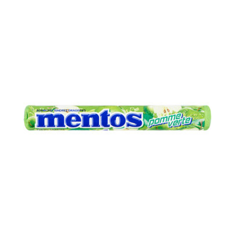 MENTOS Зеленое яблоко жевательные конфеты 37,5 г