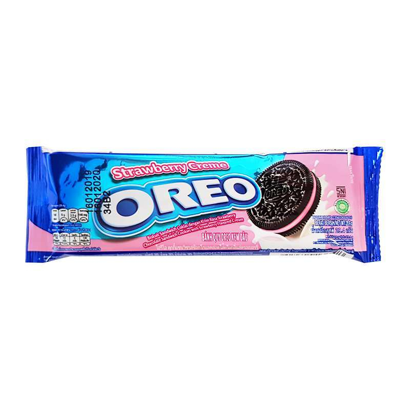 Oreo cookies with strawberry cream filling 27.6g