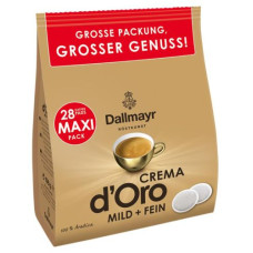 Dallmayr Crema d'Oro Mild & Fein Pads coffee pads x28 196g