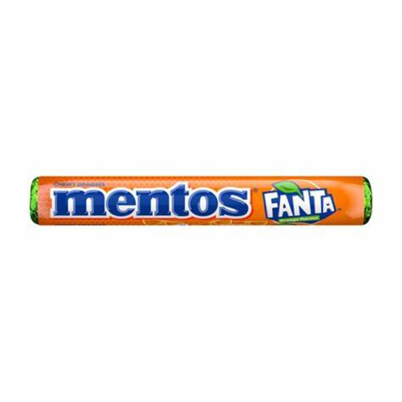 Mentos Fanta dragees with orange flavor 37.5g