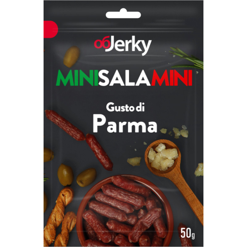 OBJERKY MiniSalami Parma cūkgaļas desiņas ar Parmas sieru 50g