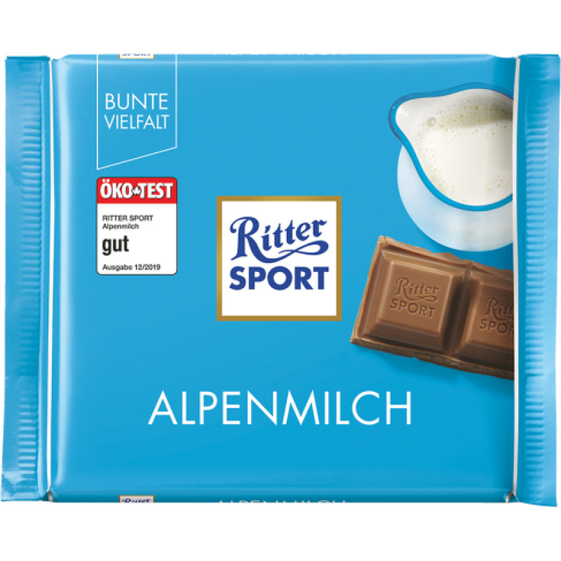 Ritter Sport Alpenmilch milk chocolate 100g