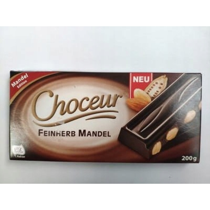 Choceur dark chocolate with almonds 200g