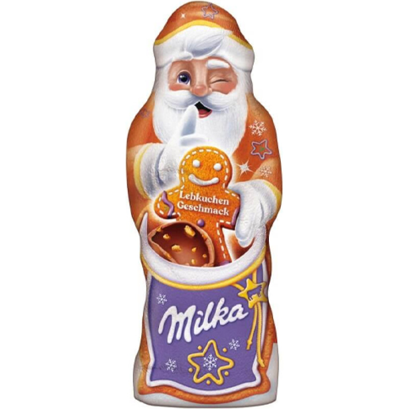 Milka Lebkuchen Santa Claus with gingerbread flavor 100g