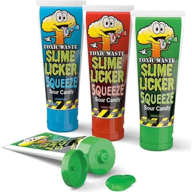 Toxic Waste Slime skāba šķidrā konfekte 60ml, 1gab.