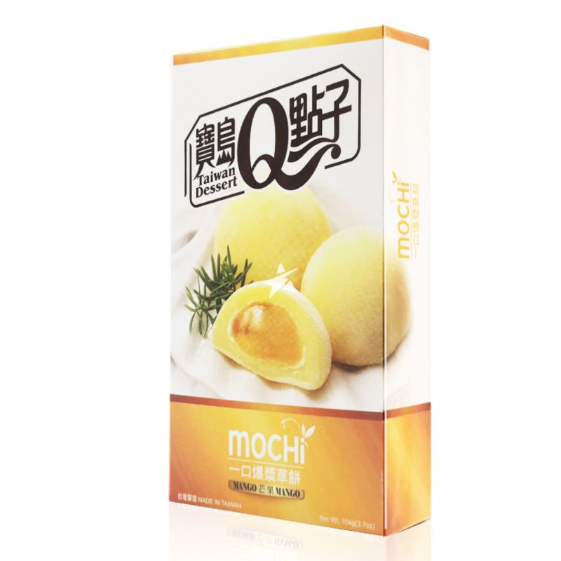 Q Brand Mochi with mango flavor 104g