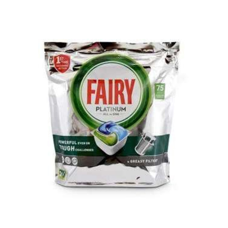 Fairy Platinum Allin1 kapsulas trauku mazgāšanas mašīnām x75 1118g